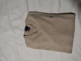 Jersey Gant Pico Lana Beige Talla L