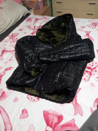 Chaquetón acolchado reversible