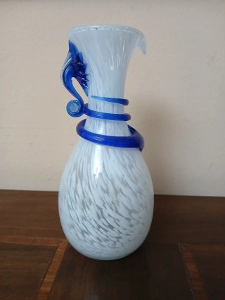 Brocca in vetro di Murano anni '80