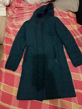 Chaqueta Parka Bimba y Lola Verde Azulado Talla M