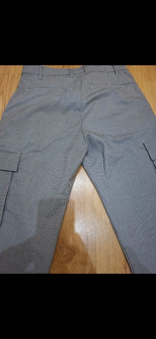 Pantalones Cargo Zara Hombre Gris talla 38
