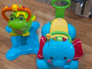 Saltador y correpasillos elefante Fisher price
