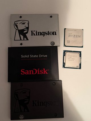 Componentes PC : Ryzen, i3, SSD, nVme