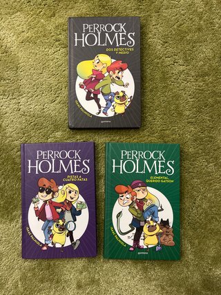 Tres. Primeros libros de Perrock Holmes!!!