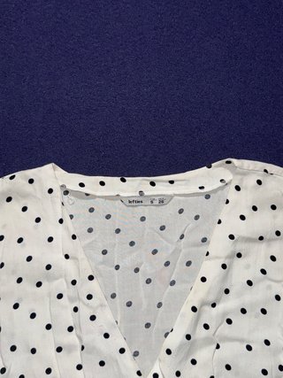 Vestido Lunares Blanco Lefties Talla S