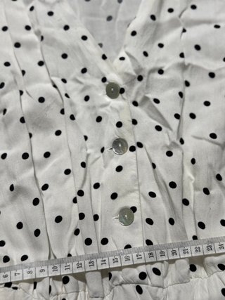 Vestido Lunares Blanco Lefties Talla S