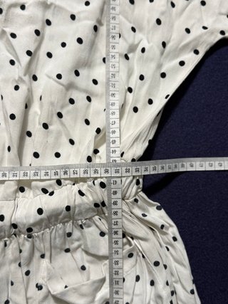 Vestido Lunares Blanco Lefties Talla S
