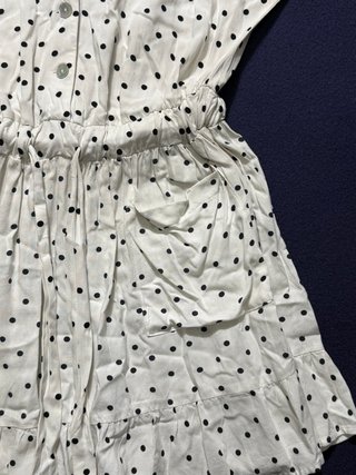 Vestido Lunares Blanco Lefties Talla S