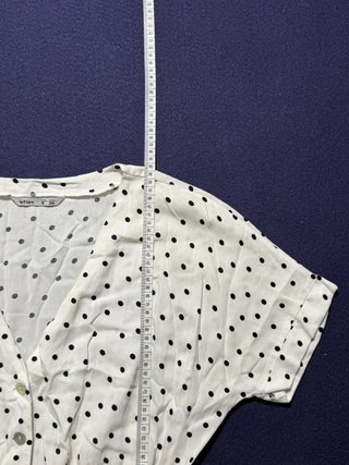 Vestido Lunares Blanco Lefties Talla S