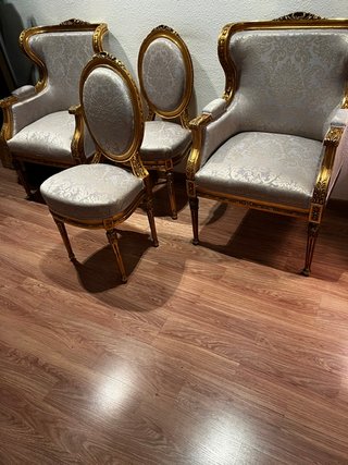 Conjunto de Sillones y Sillas Luis XVI