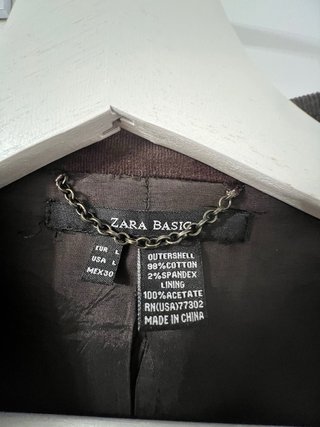 Chaqueta de pana Zara marrón