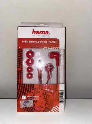 Auriculares In-Ear Hama HK2103 Rojos