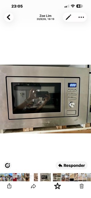 Microondas Empotrable Smeg FM8020X