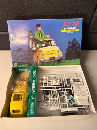 Modellino Gunze Sangyo 1:24 Lupin III & Fiat