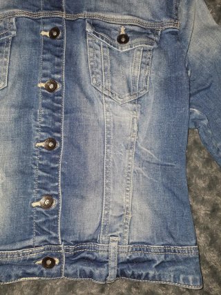 Chaqueta Vaquera Stradivarius Talla L Cuello Alto
