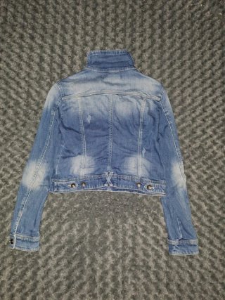 Chaqueta Vaquera Stradivarius Talla L Cuello Alto