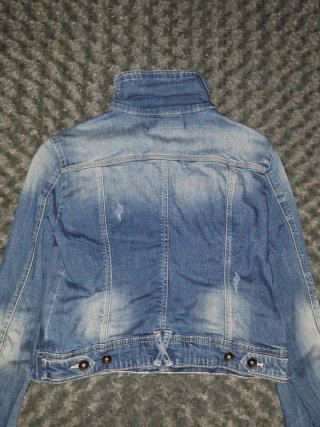 Chaqueta Vaquera Stradivarius Talla L Cuello Alto