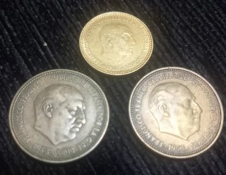 Lote de 3 Monedas Antiguas Españolas