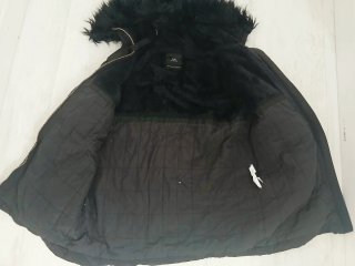 Parka de Zara negra