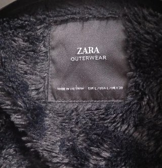Parka de Zara negra