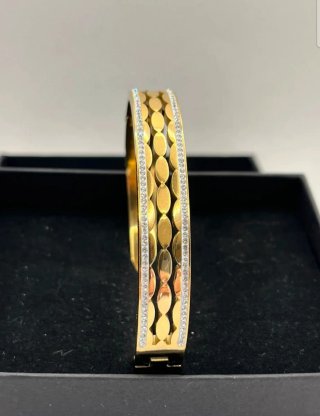 Pulsera de Acero Inoxidable Dorada