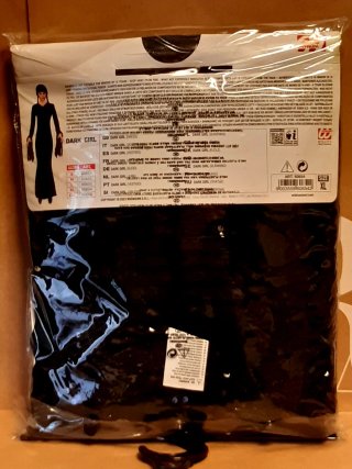 Disfraz Bruja Gótica Lentejuelas T. XL