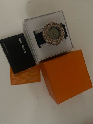 Reloj Folli Follie Mujer Negro y Dorado