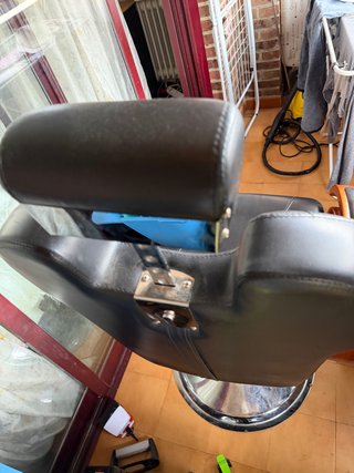 Sillón de Barbero Negro
