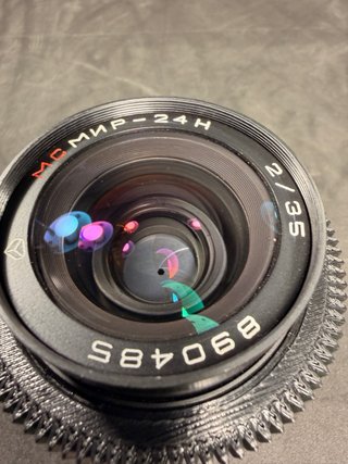 MIR-24N 35mm f/2 Soviet Cine Canon EF 72mm