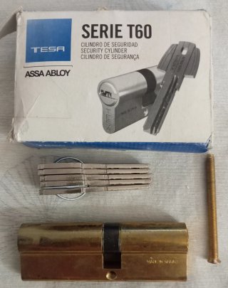 Cilindro 40x50 nuevo TESA Serie T60 con 5 llaves