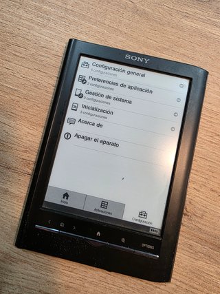 Sony Reader PRS-650 ebook táctil negro 6 pulgadas