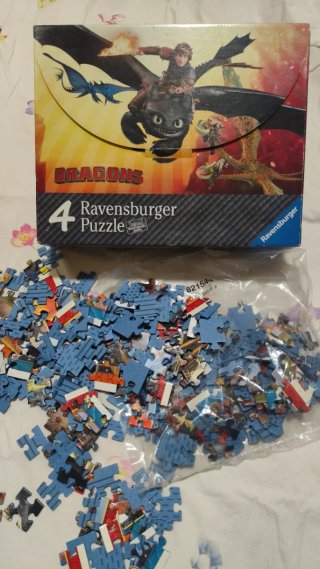 4 Puzzles Ravensburger Dragons