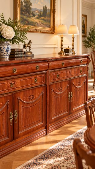 Conjunto muebles de Madera Maciza, alta calidad.