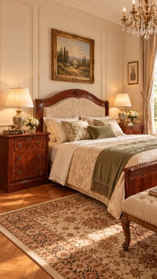 Conjunto muebles de Madera Maciza, alta calidad.