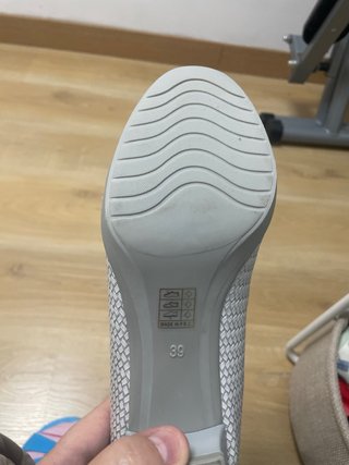 Zapatos NAW Talla 39 Plata