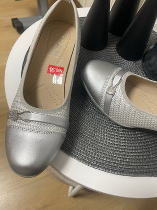 Zapatos NAW Talla 39 Plata