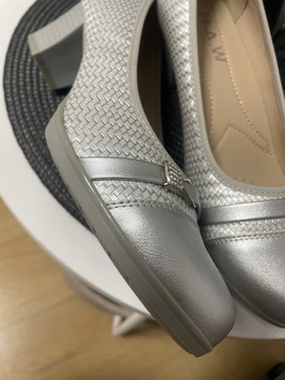 Zapatos NAW Talla 39 Plata
