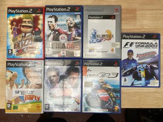 Lote 7 Juegos PlayStation 2 (PS2) y accesorios