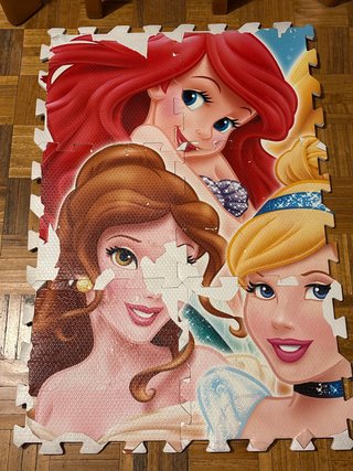 Alfombra Puzzle Infantil Princesas Disney