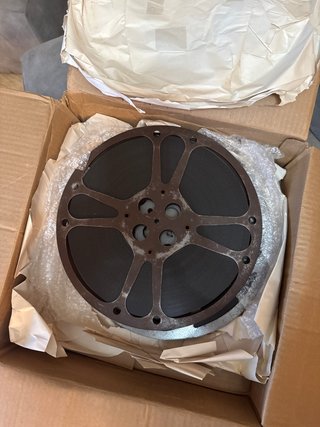 Carrete de película de cine antiguo