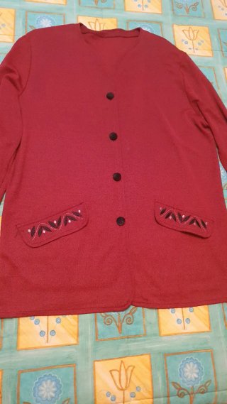 Chaqueta Casual Roja