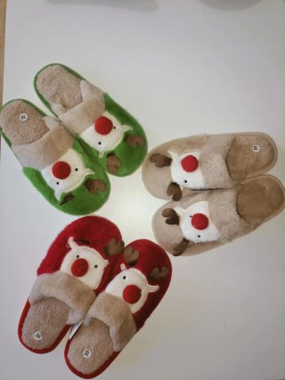 Zapatillas de Casa Navideñas