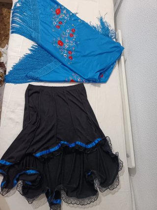 Lote Disfraz Sevillana Flamenca