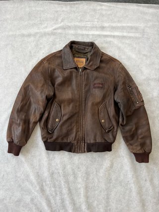 Cazadora Bomber de Piel Redskins
