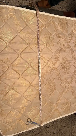 Sofá Cama de Tela Marrón