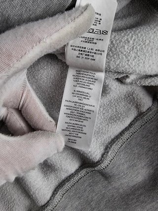 Sweater Polo Bear by Polo Ralph Lauren Men XL Grey