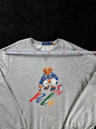 Sweater Polo Bear by Polo Ralph Lauren Men XL Grey