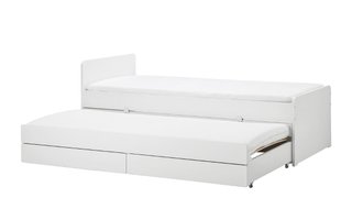 Cama infantil SLÄKT branca