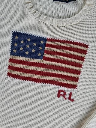 Sweater Polo Ralph Lauren with American Flag