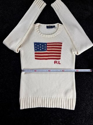 Sweater Polo Ralph Lauren with American Flag